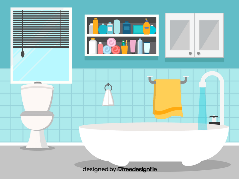 Bathroom stock illustration vector
