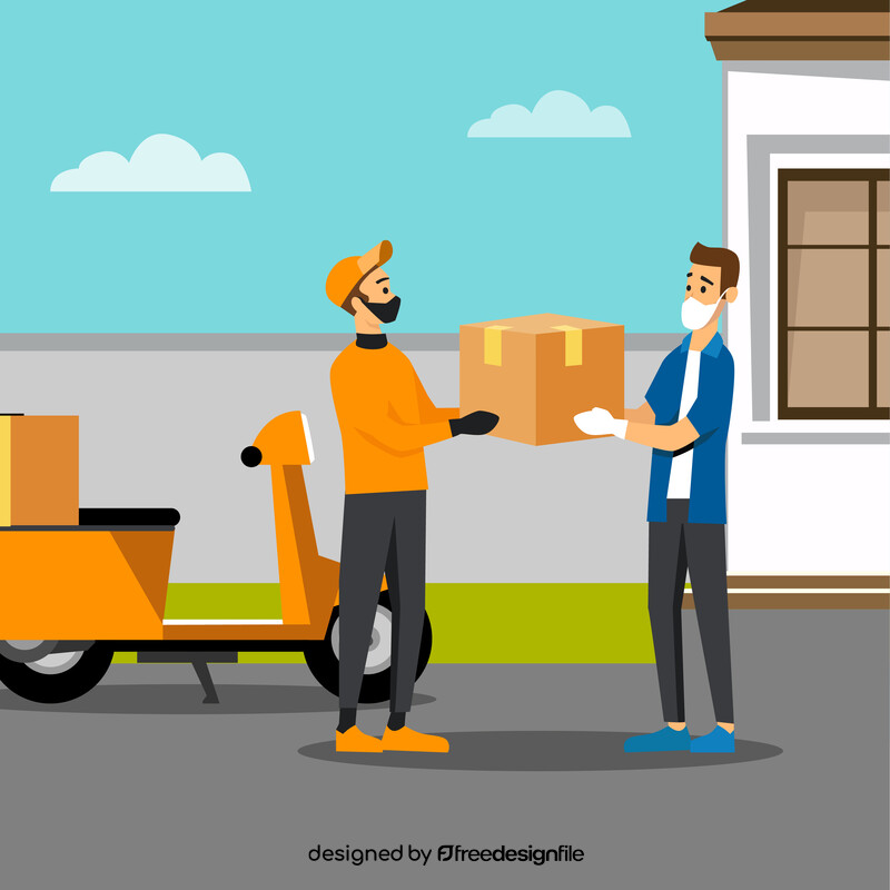 Safety delivery stock illustration vector