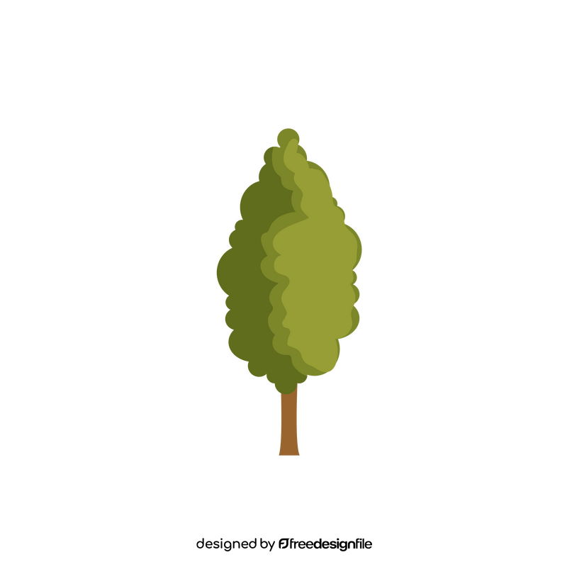 Isolated tree clipart