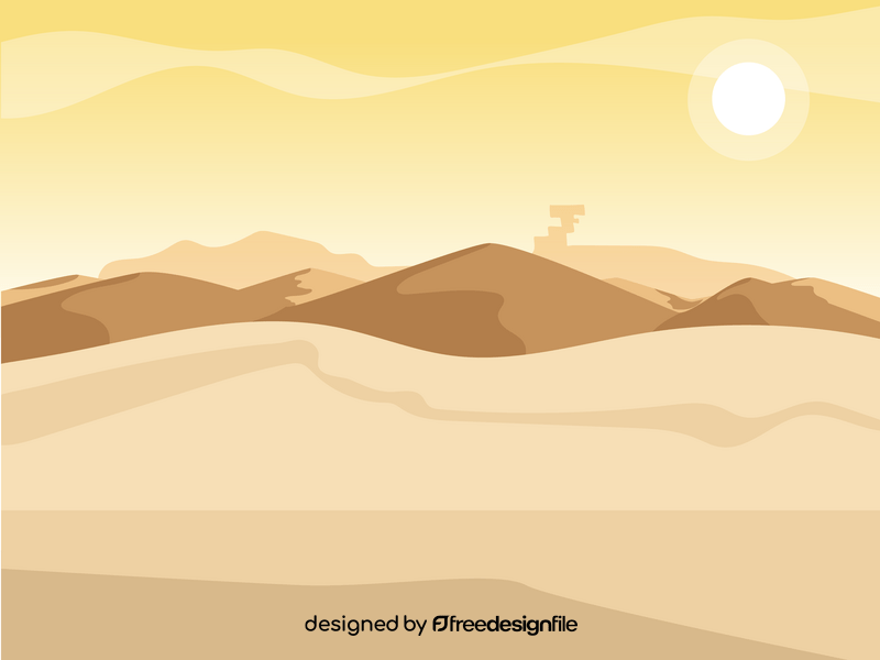 Desert vector