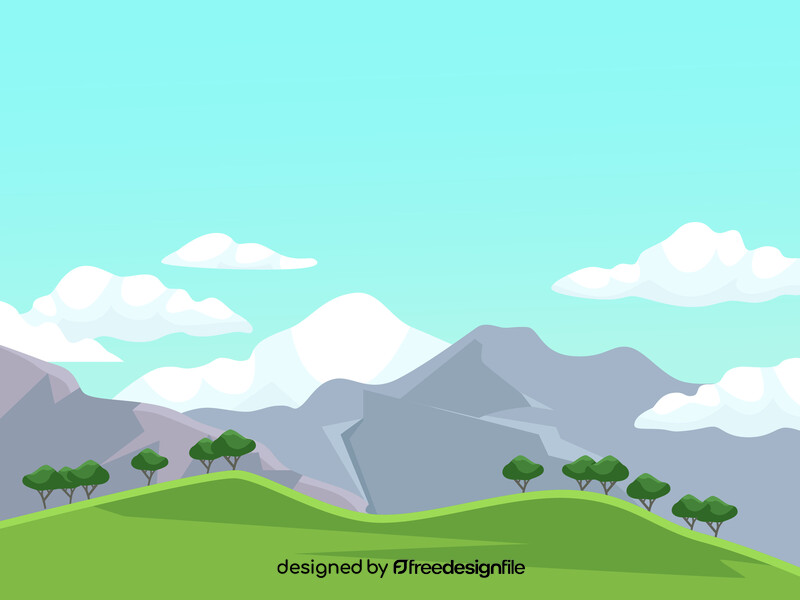 Landscape vector