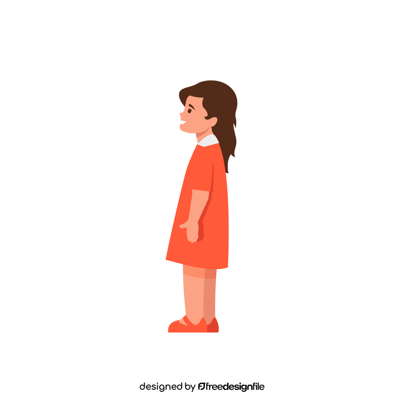 Girl character clipart