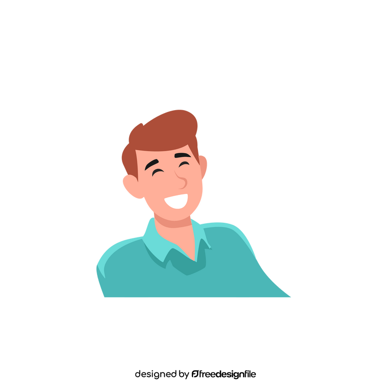 Laugh man clipart