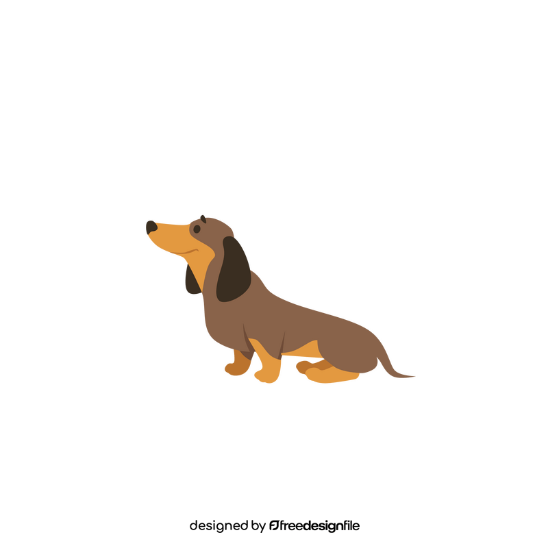 Sausage dog clipart