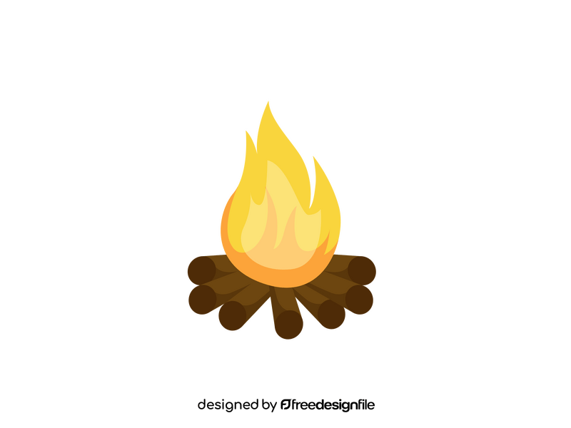 Bon fire clipart