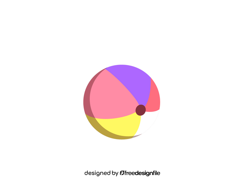 Beach ball clipart