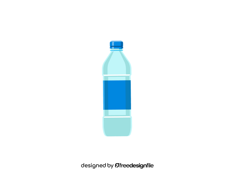 Mineral bottle clipart