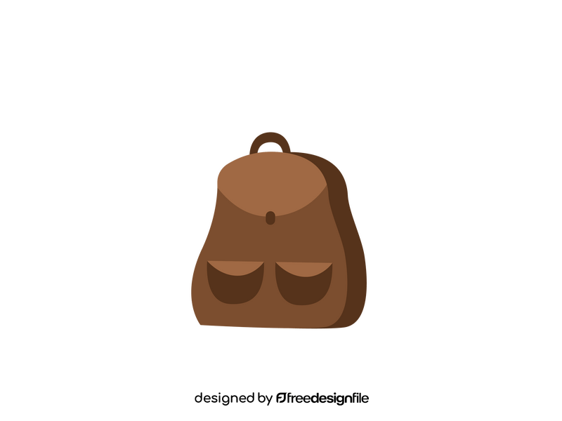 Travel backpack clipart