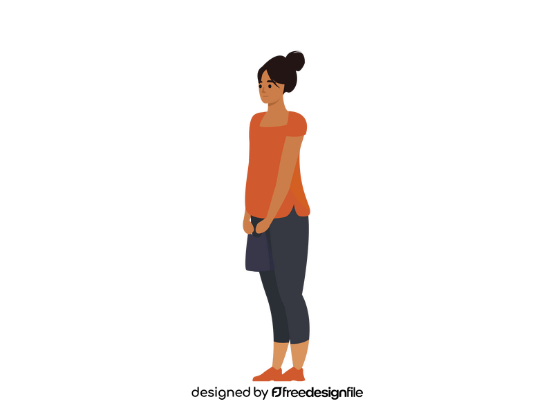 Woman character clipart