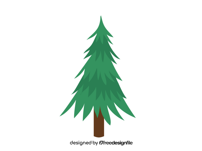 Spruce tree clipart