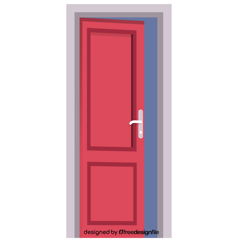 Door opening clipart