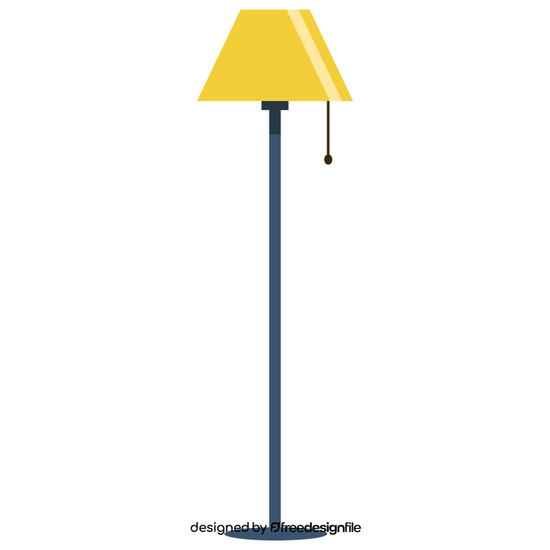 Standing lamp clipart