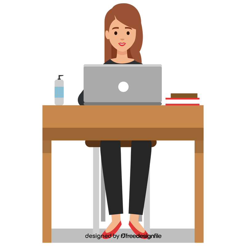 Woman work clipart