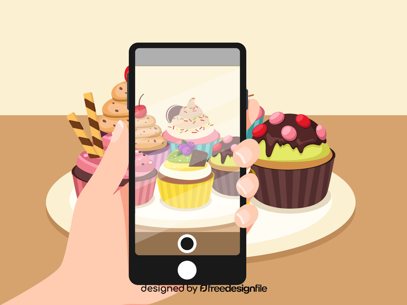 Cupcakes vector