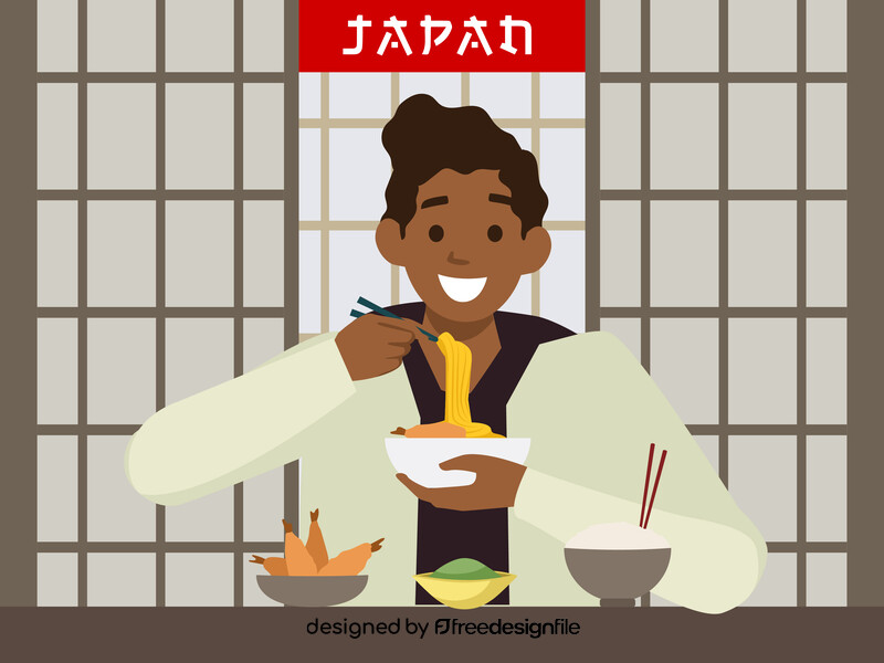 Japanese restaurant vector