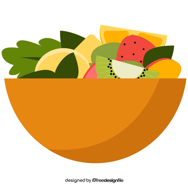 Fruit salad clipart