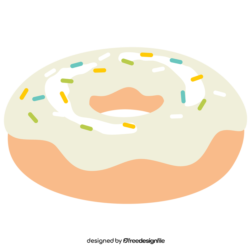 Sweet donut clipart