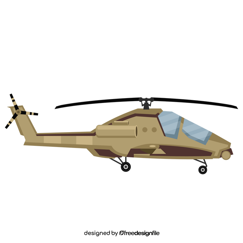 Military helicopter clipart