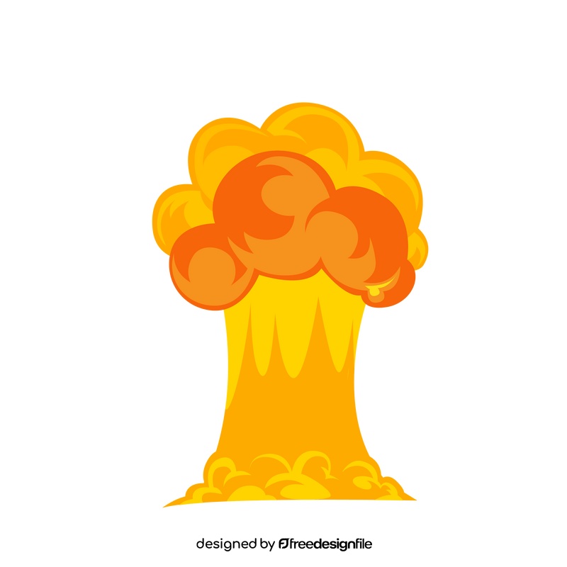 Bomb explosion clipart