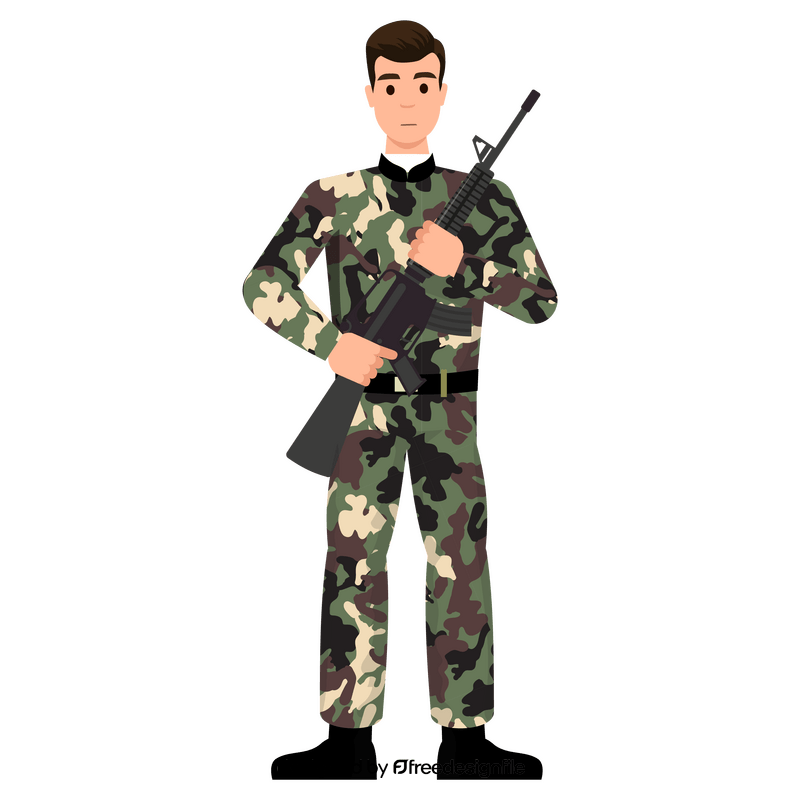 Soldier clipart
