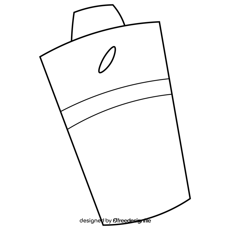 Wine cocktail shaker free black and white clipart