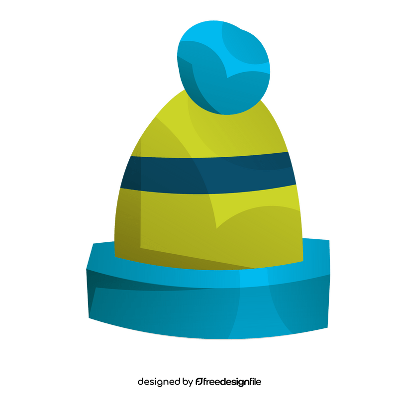 Winter hat illustration clipart
