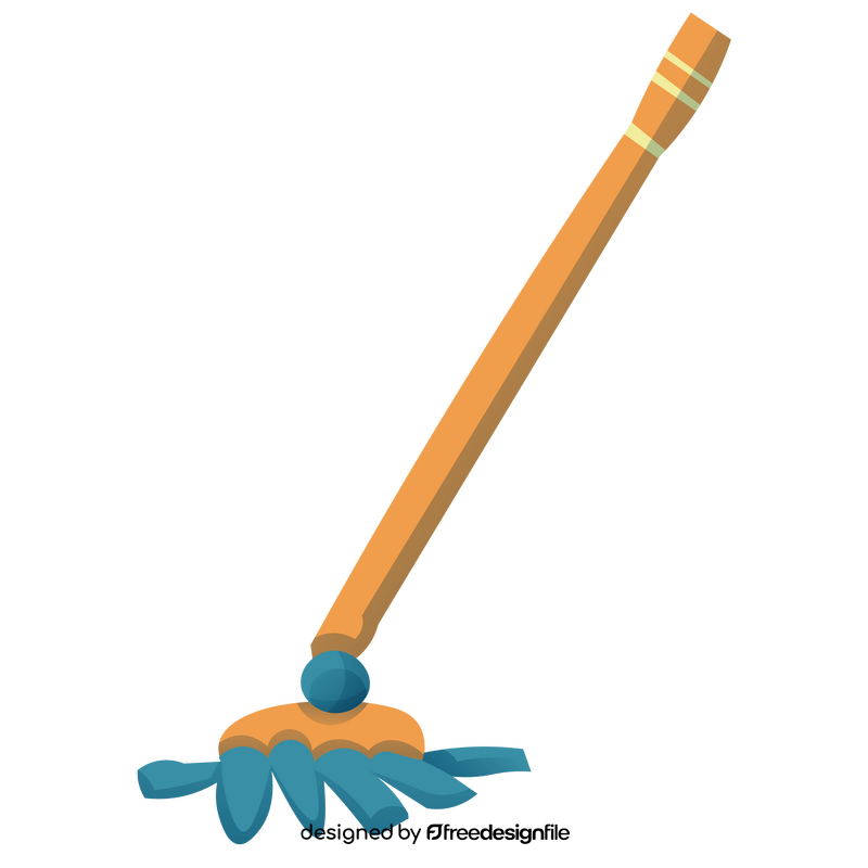 Free curling broom clipart