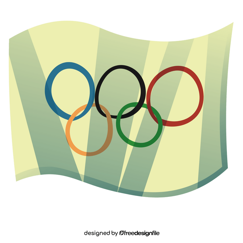Free olympic flag clipart