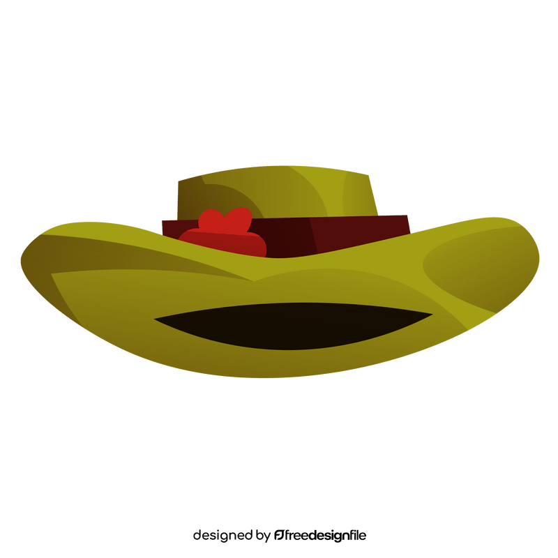 Summer hat illustration clipart