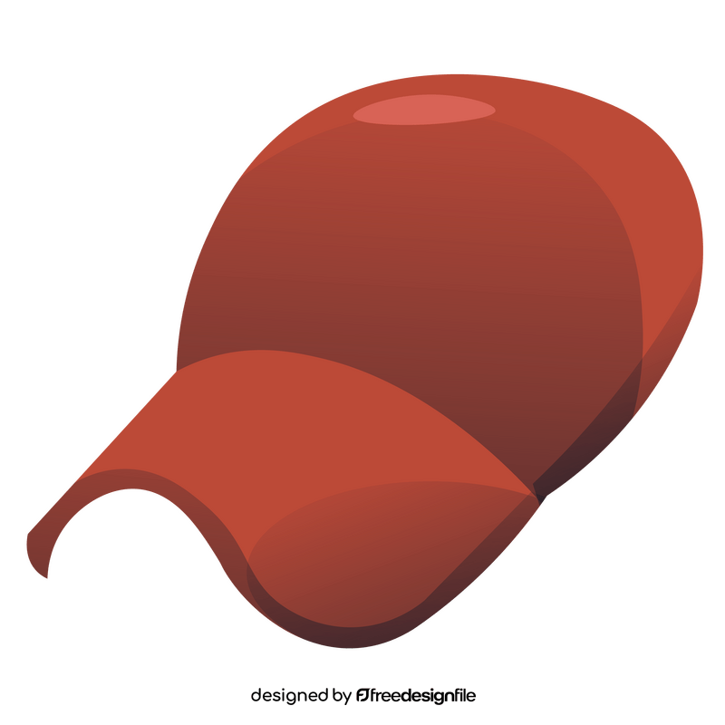 Red cap illustration clipart