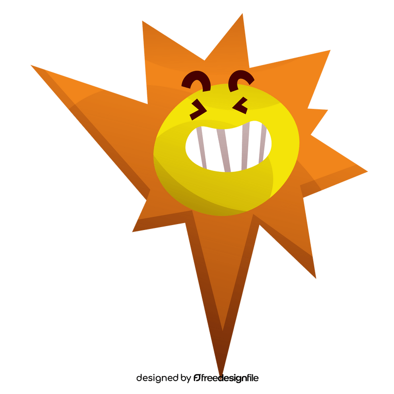 Free sun laughing clipart