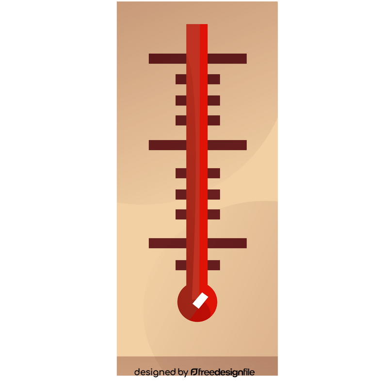 Thermometer illustration clipart