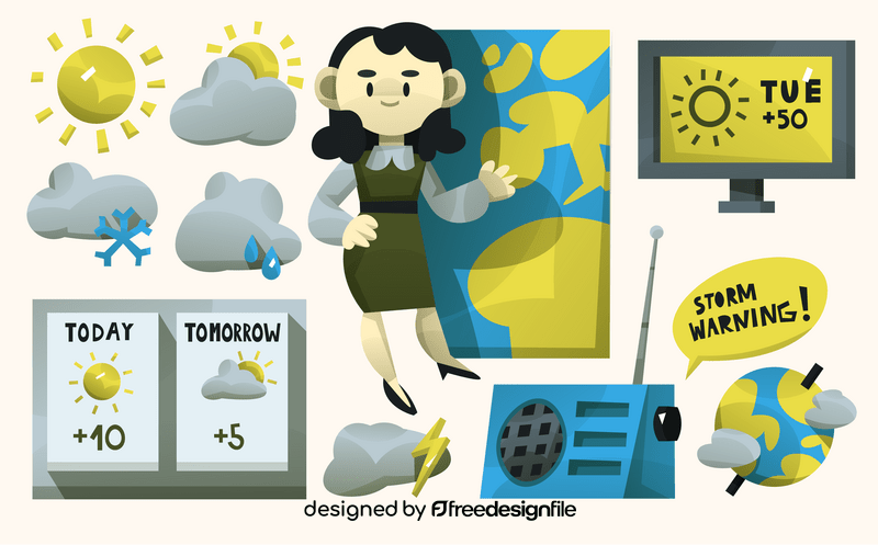 Weather forecast vector