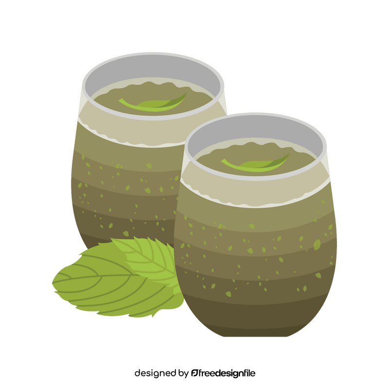 Aam panna Indian drink clipart