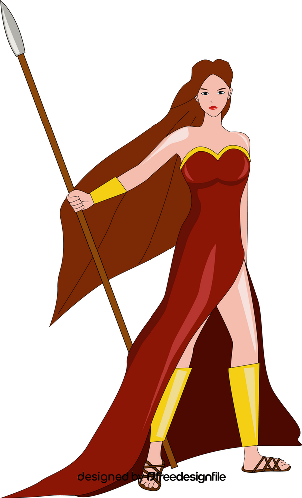 Athena cartoon clipart