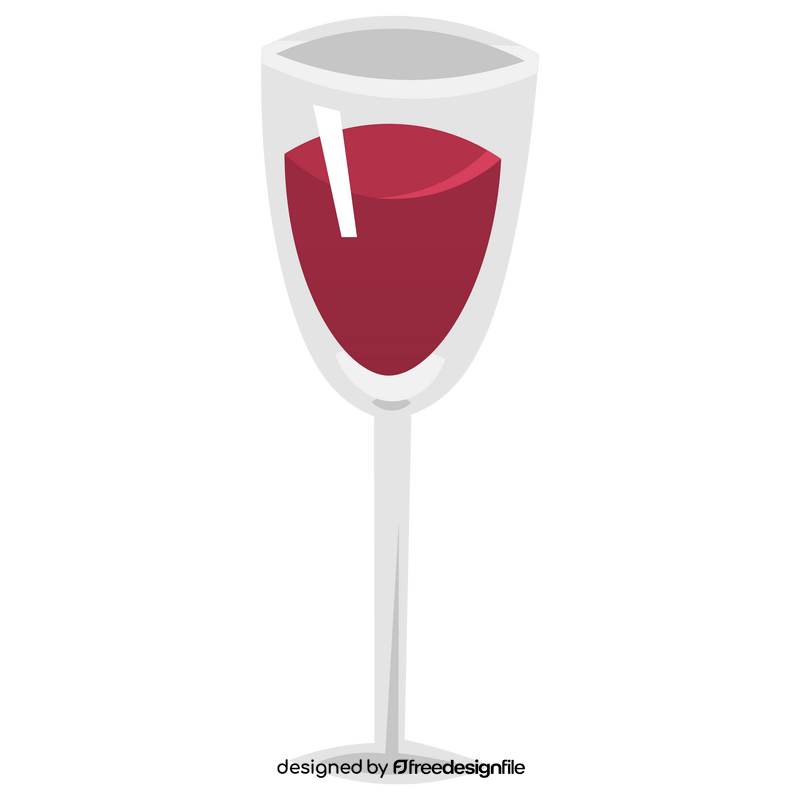 Grapes wineglass clipart
