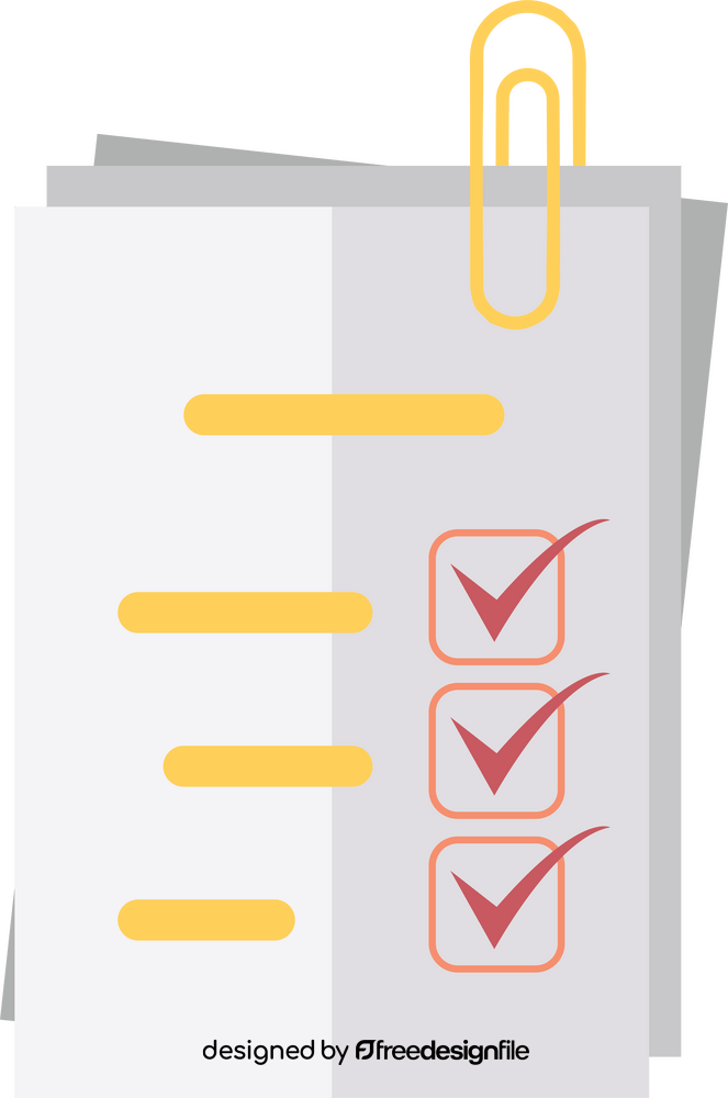 Paper Notes Clipart Free Download