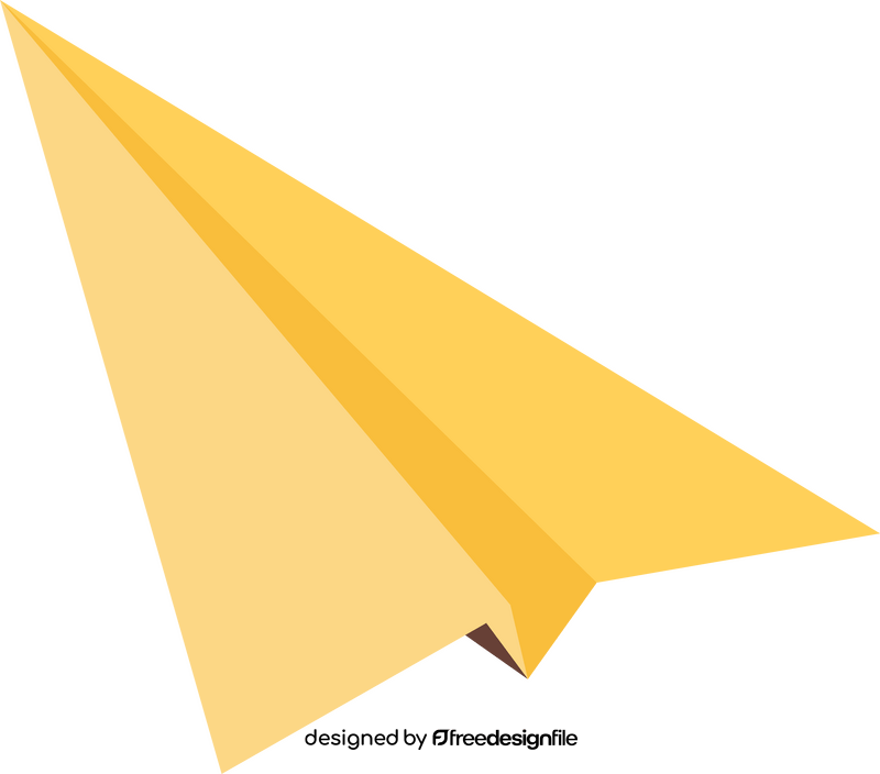 Paper plane clipart