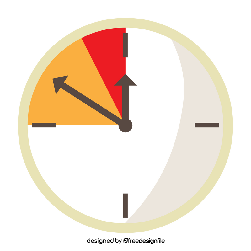 Stress Deadline Clock clipart