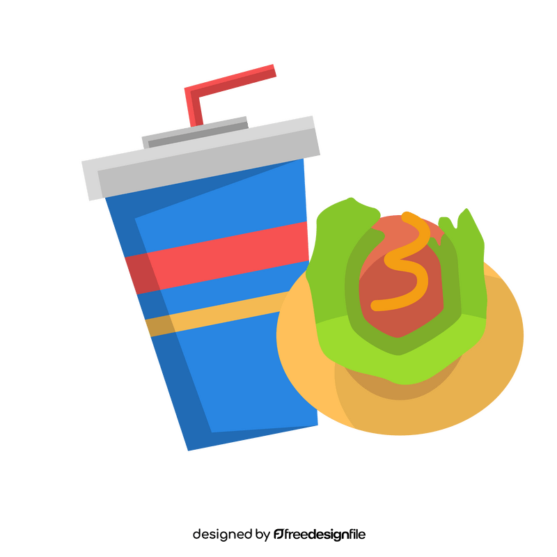 Super Bowl, food and drinks clipart