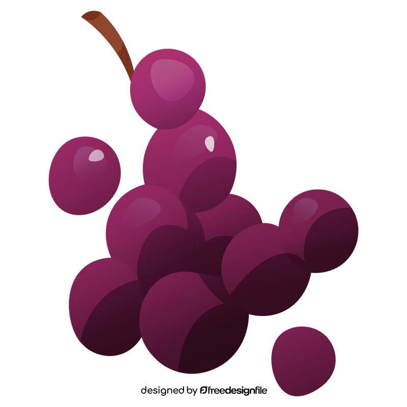 Grapes red clipart