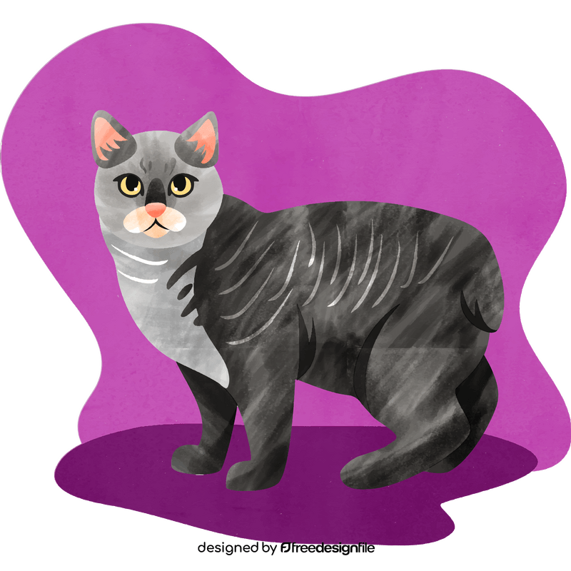 Manx cat vector