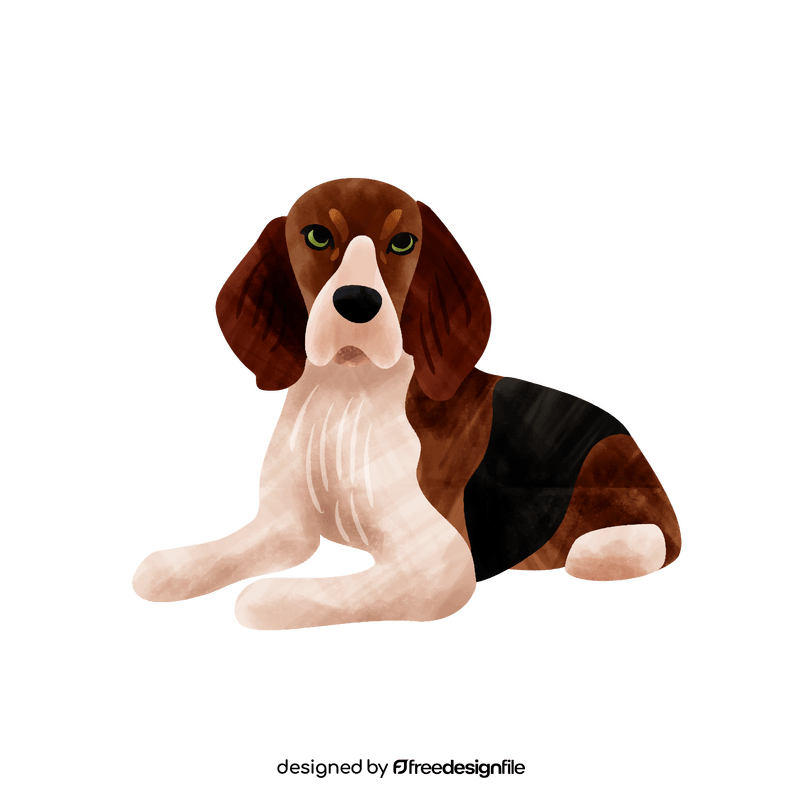 Beagle dog clipart