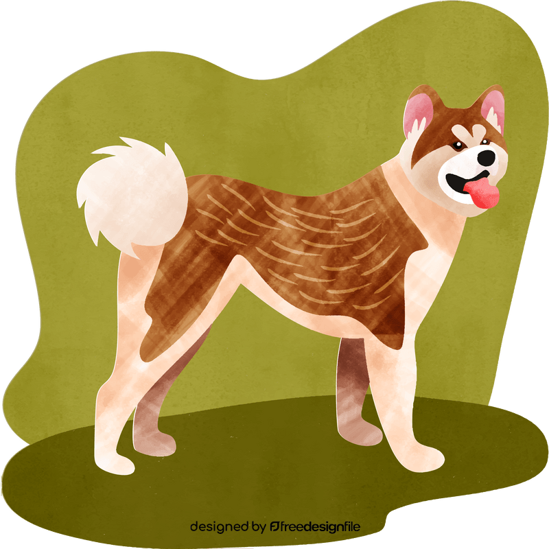 Akita dog vector