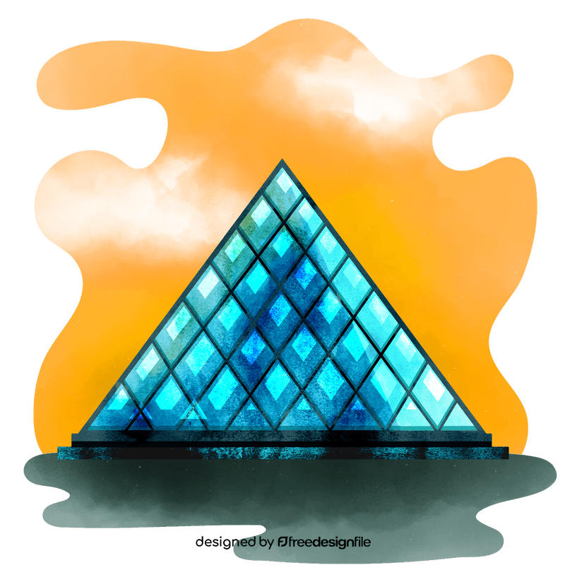 Louvre museum vector