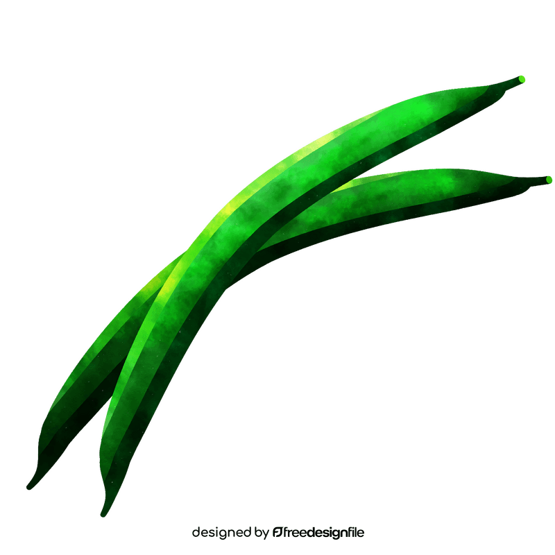 Green bean clipart