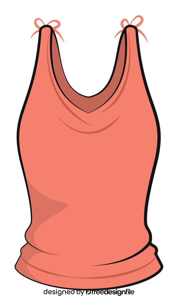 Sleeveless blouse clipart