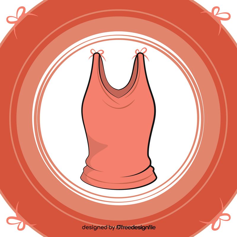 Sleeveless blouse vector