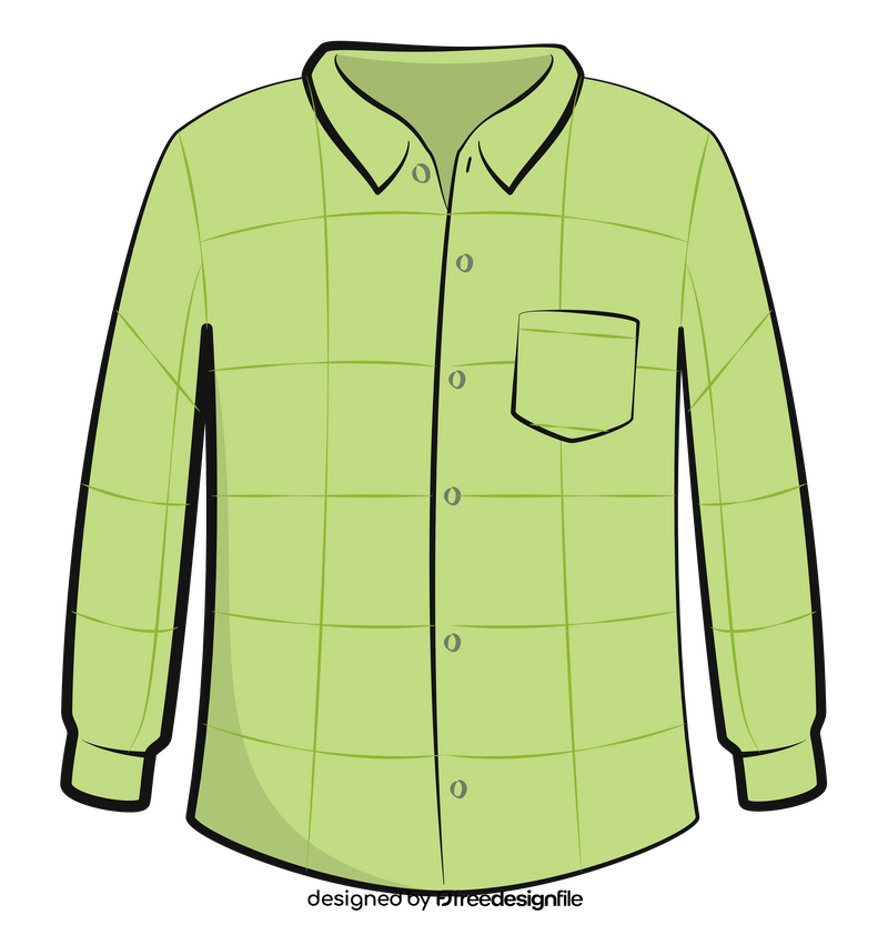 Shirt long sleeves clipart