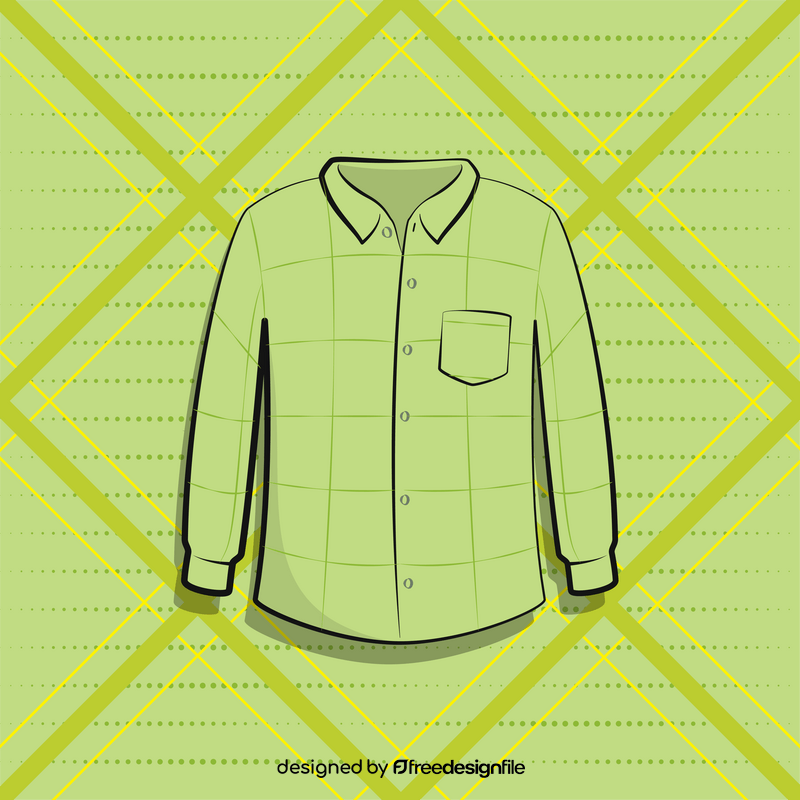 Shirt long sleeves vector